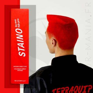 Coloration Cheveux Directe Intense Rouge Feu - Staino EVO | Color-Mania