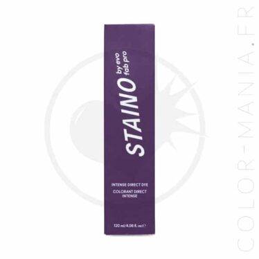 Emballage coloration cheveux violet de la marque Staino Evo