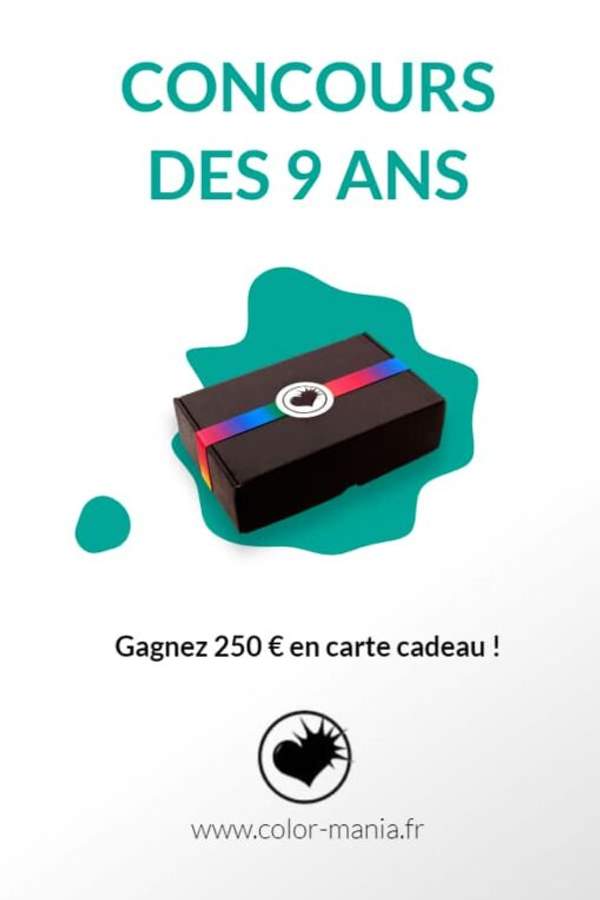 Anniversaire Color-Mania Gain du Concours