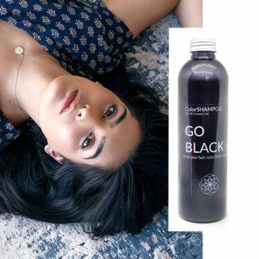 Shampoing Coloré Cheveux Noirs - Go Black | Color-Mania