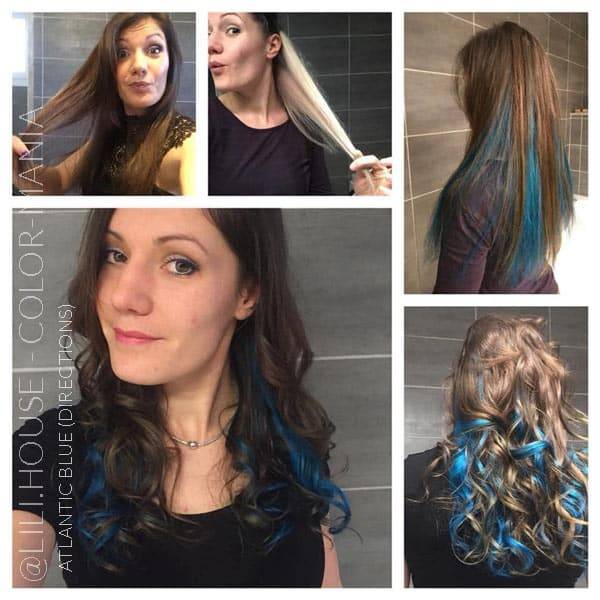 Merci @lili.house :) Coloration Cheveux Bleu Atlantique - Directions | Color-Mania