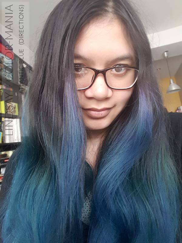 Merci Lindsay :) Coloration Cheveux Bleu Atlantique - Directions | Color-Mania