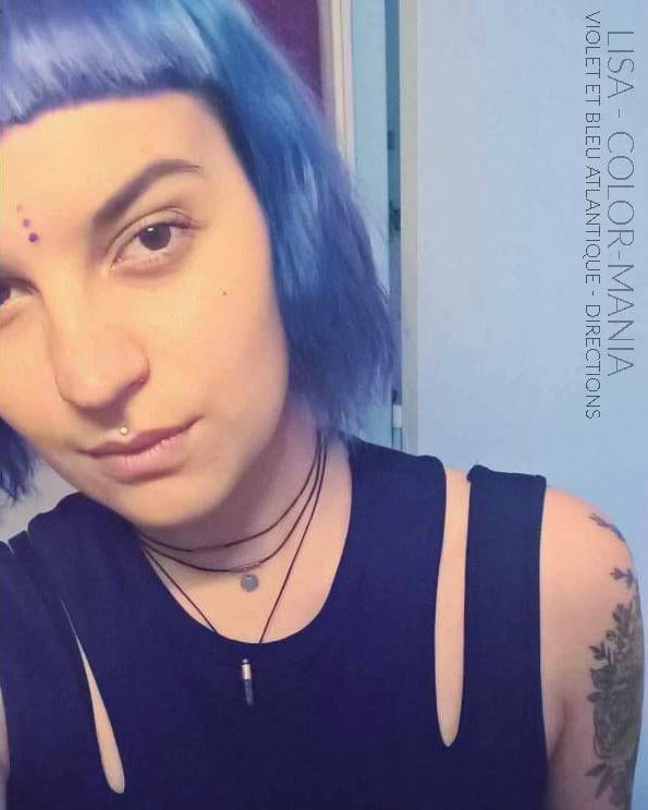 Merci Lisa ! :) - Coloration Cheveux Bleu Atlantique et Violet - La Riché Directions - Color-Mania