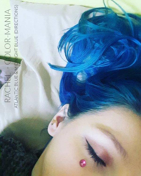 Merci Rachel :) Coloration Cheveux Bleu Minuit - Directions | Color-Mania