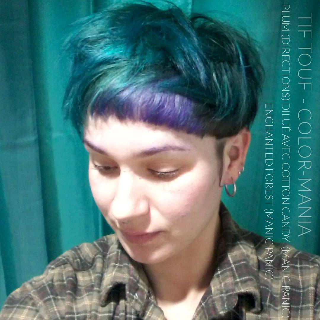 Merci Tif Touf :) Coloration Cheveux Vert Enchanted Forest – Manic Panic | Color-Mania