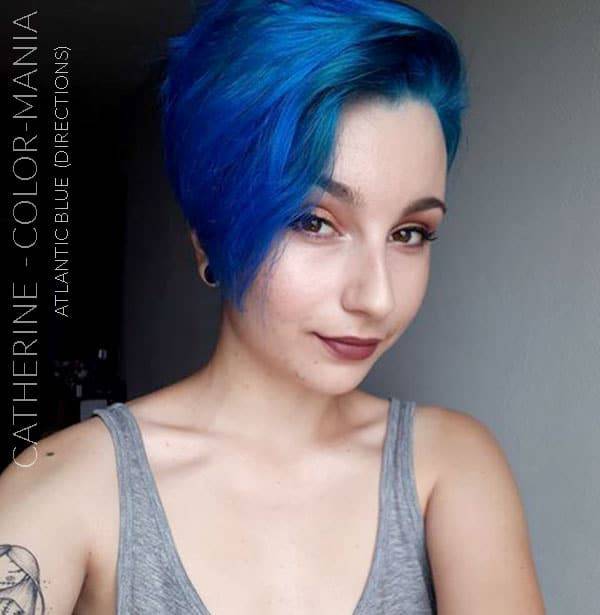 Merci Catherine :) Coloration Cheveux Bleu Atlantique - Directions | Color-Mania