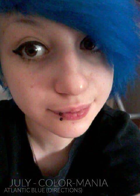 Merci July ! Coloration Cheveux Bleu Atlantique - Directions