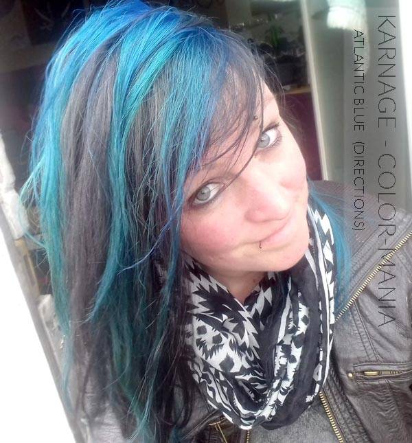 Merci Karnage :) Coloration Cheveux Bleu Atlantique - Directions | Color-Mania