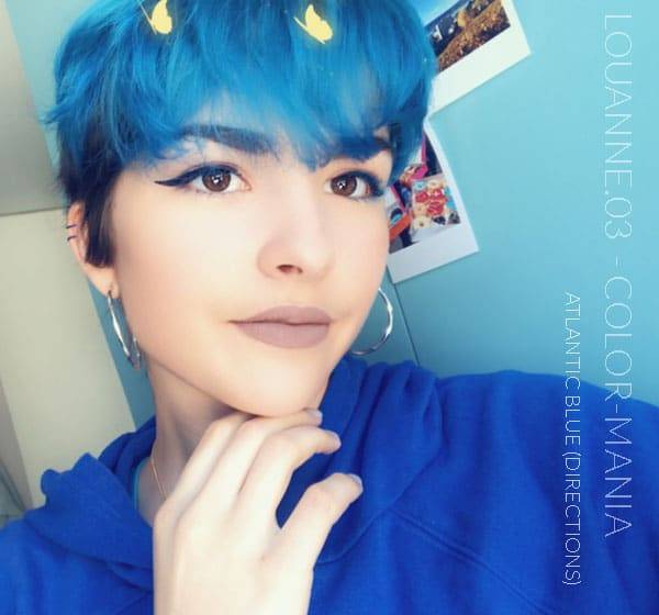 Merci Louanne.03 :) Coloration Cheveux Bleu Atlantique - Directions | Color-Mania