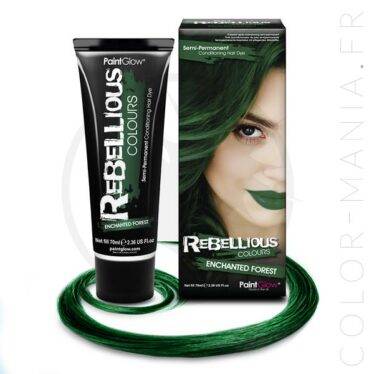 Coloration Cheveux Vert Enchanted Forest - Rebellious | Color-Mania