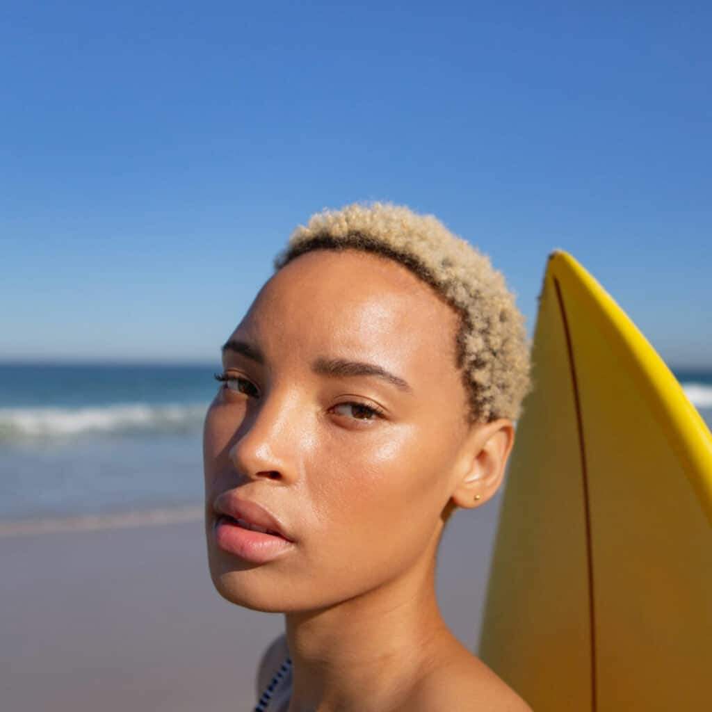 Les cheveux sont sensibles aux UV