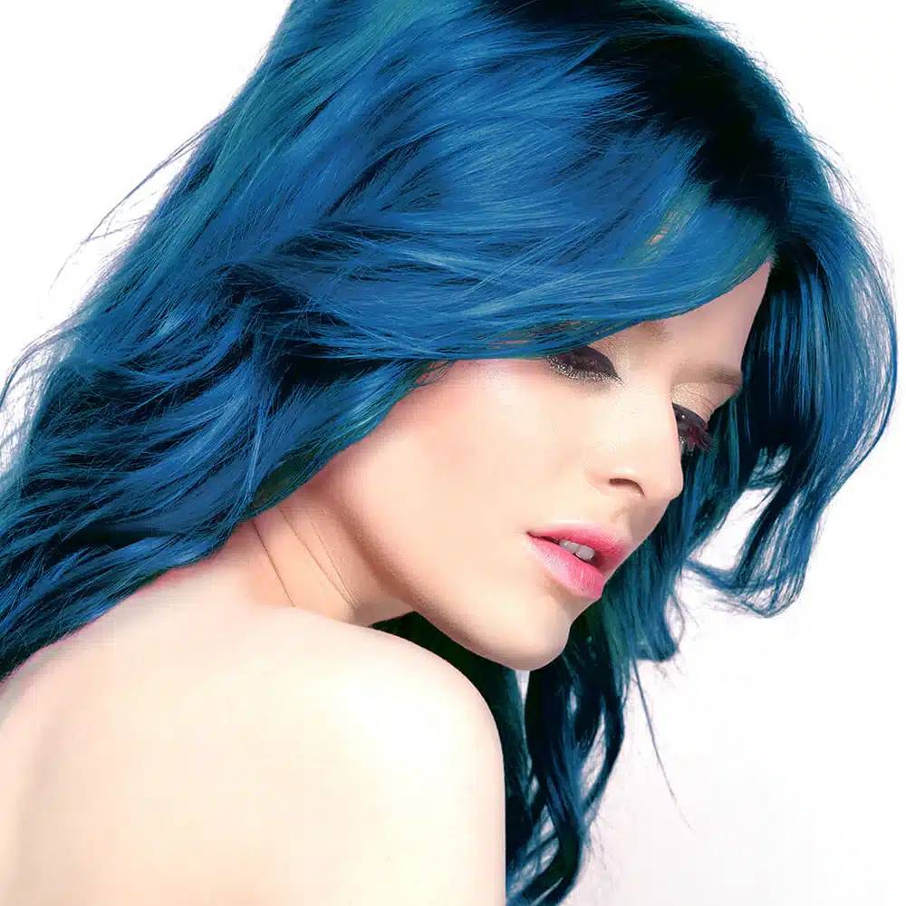 Stargazer coloration semi permanente bleu azure modele