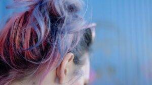 mauve lilas lavande cheveux