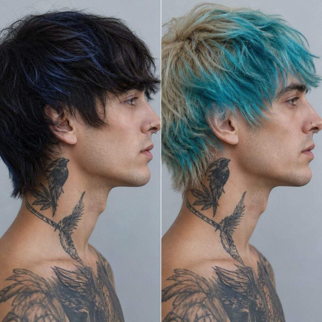 comparatif bleu nuit electrique petrole turquoise