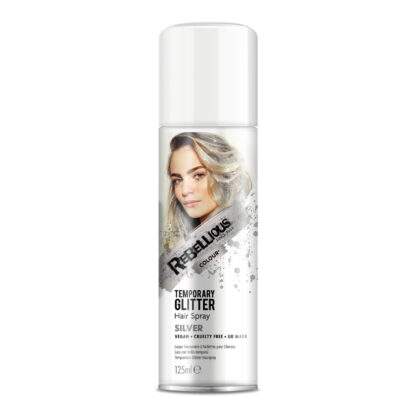 Spray Paillettes Cheveux Argent - Rebellious | Color-Mania