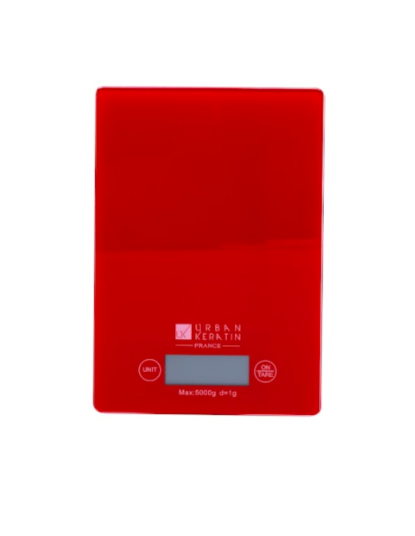 Balance Électronique Professionnelle Rouge 5 kg - Urban Keratin | Color-Mania