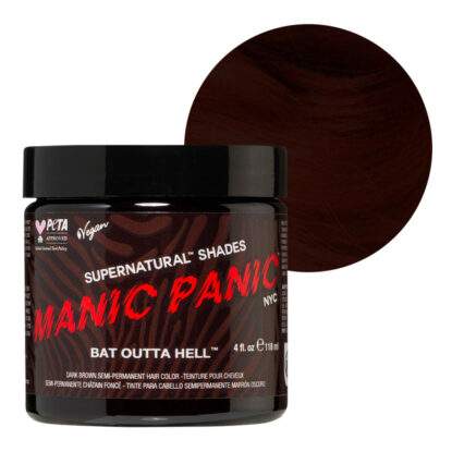 Coloration Cheveux Brun Chocolat Bat Outta Hell - Manic Panic | Color-Mania